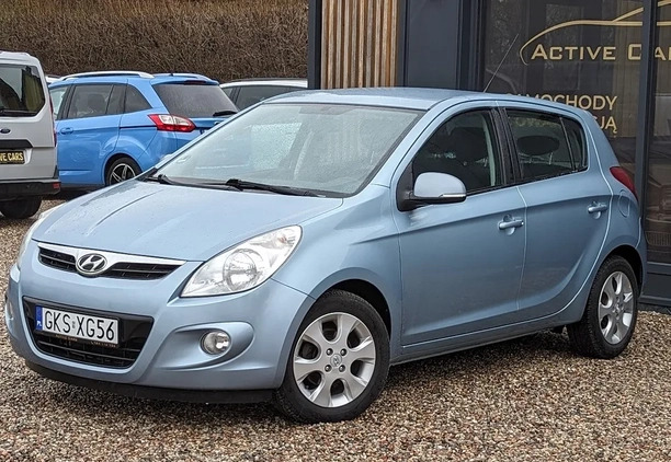 Hyundai i20 cena 16500 przebieg: 218280, rok produkcji 2012 z Stepnica małe 154